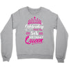 Celebrating With the 5th Birthday Queen Crewneck Sweatshirt