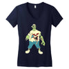 nico nice, the zombie Women's V-Neck T-Shirt