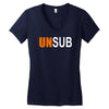 unsub criminal minds us crime tv series unknown subject unisex Women's V-Neck T-Shirt