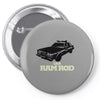 car ramrod Pin-back button