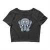kids elephant Crop Top