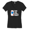 this too shall pabst Women's V-Neck T-Shirt