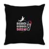 Bidbidi Bobbidi Brew Throw Pillow