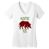 hantin hog Women's V-Neck T-Shirt