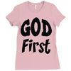 god first Ladies Fitted T-Shirt