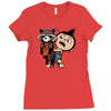 fluffy lil guardian Ladies Fitted T-Shirt