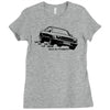 mercedes benz w126 Ladies Fitted T-Shirt