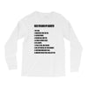 rules for dating my daughter shirt t shirt perfect father's gift Long Sleeve Shirts