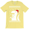 big trex santa ugly christmas T-Shirt