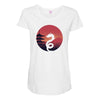 Japan Land Maternity Scoop Neck T-shirt