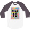 Holographic Team 10 3/4 Sleeve Shirt