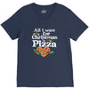 all i want for christmas is pizza V-Neck Tee