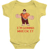 i'm gonna wreck it ralph Baby Bodysuit