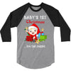 baby 1st christmas 3/4 Sleeve Shirt
