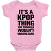 it's a kpop thing you probably wouln't understand Baby Bodysuit