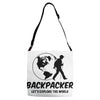 Backpacker Let's Explore The World Adjustable Strap Totes