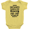 Perfect Freakin Pop Pop Baby Onesie