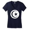 tunisia international support your country  sport flag sport Women's V-Neck T-Shirt