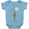 moment of thought Baby Onesie