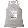 vintage made in 1990 perfectly aged a living legend Racerback Tank