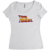 time travel Women's Triblend Scoop T-shirt