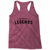 Life Begins at Forty 1978 the Birth of Legends Racerback Tank