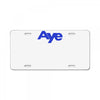 vote aye for scotland scottish yes independence License Plate