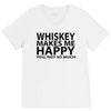 whiskey makes me happy you not so much V-Neck Tee