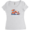 foxy mama Women's Triblend Scoop T-shirt