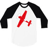 pilot flieger airplane flugzeug extra300 rc flyer 3/4 Sleeve Shirt
