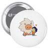 bffs (steven and lion) Pin-back button