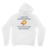 i survived another meeting rectangle Unisex Hoodie