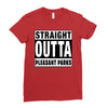 straight outta pleasant parks Ladies Fitted T-Shirt