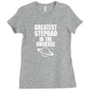 Greatest Stepdad In The Universe Ladies Fitted T-Shirt