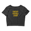 fantasy football legend sunday night football sports league tee shirt Crop Top