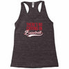 there's no crying in baseball Racerback Tank