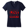 you cant buy love but you can rescue it Women's V-Neck T-Shirt