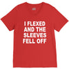 i flexed and the sleeves fell off V-Neck Tee