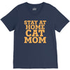 stay at home cat mom V-Neck Tee