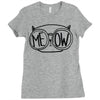 meow cat Ladies Fitted T-Shirt