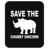 chubby unicorn Mousepad