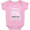 vintage made in 1996 perfectly aged a living legend Baby Bodysuit