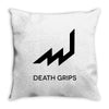 Death Grips Throw Pillow