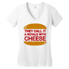 royale with cheese Women's V-Neck T-Shirt