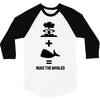 nuke the whales 3/4 Sleeve Shirt