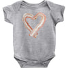 bacon heart Baby Bodysuit