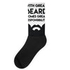 with great beard comes great responsibility Socks