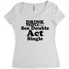 drink triple Women's Triblend Scoop T-shirt