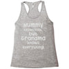 grandmas nannys Racerback Tank