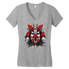 samurai mask of doom Women's V-Neck T-Shirt